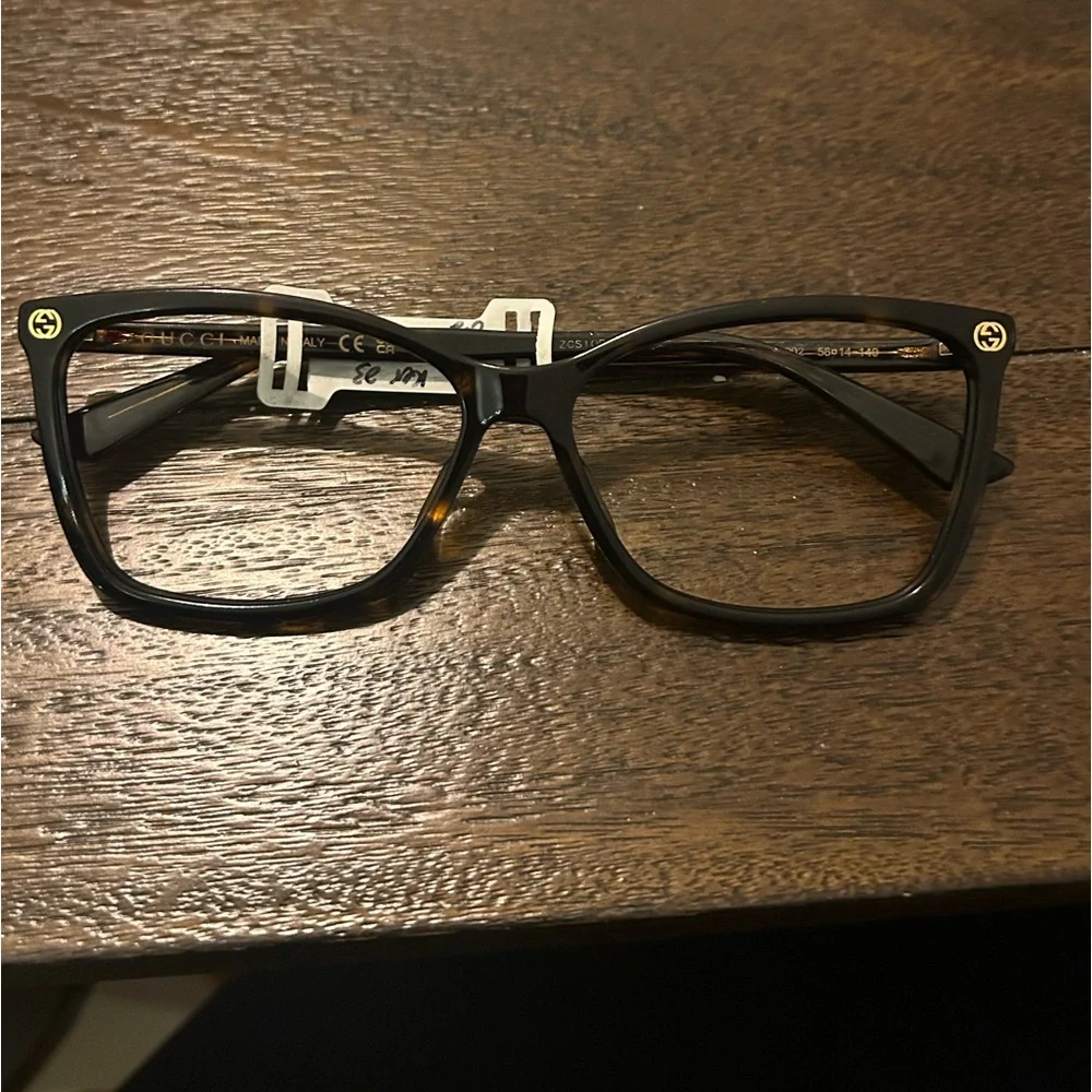 Gucci Tortoise Square Glasses - Picture 5 of 5
